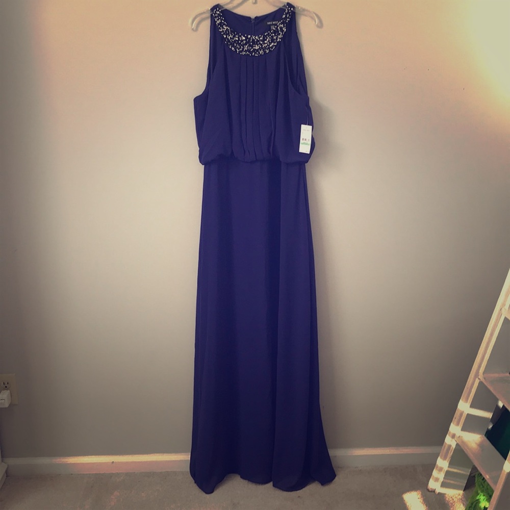 Nine West floor length dress